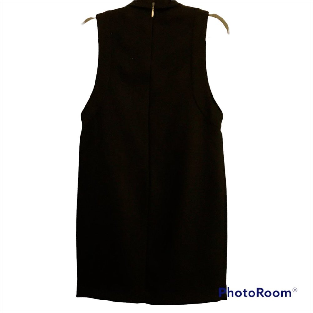 NWT Mango Black Sheath Dress US 2 / XXS - Picture 2 of 3